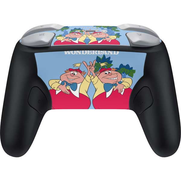 Disney Alice in Wonderland Tweedle Dee and Tweedle Dum Nintendo Switch 2 (2025) Pro Controller Skin