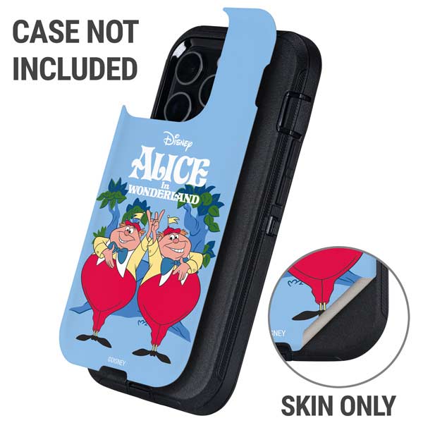 Disney Alice in Wonderland Tweedle Dee and Tweedle Dum Otterbox Defender iPhone Skin