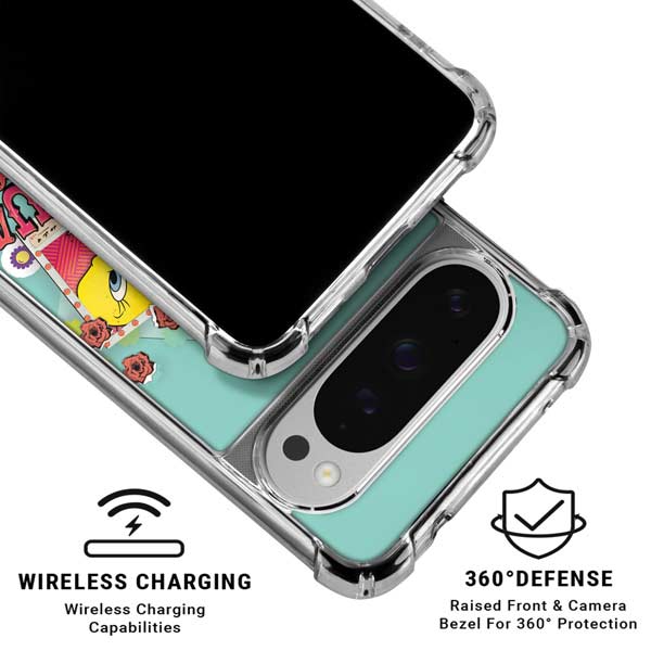 Looney Tunes Tweety Bird Believe In Yourself Google Pixel 10 Pro Clear Case