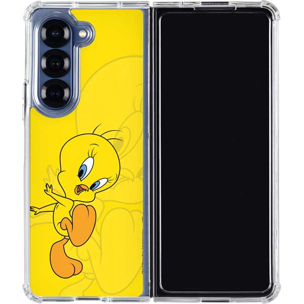 Looney Tunes Tweety Bird Double Galaxy Z Fold7 Clear Case