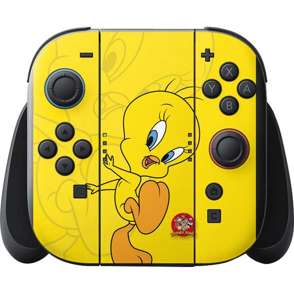 Looney Tunes Tweety Bird Double Nintendo Switch 2 (2025) with Joy-Con Skin