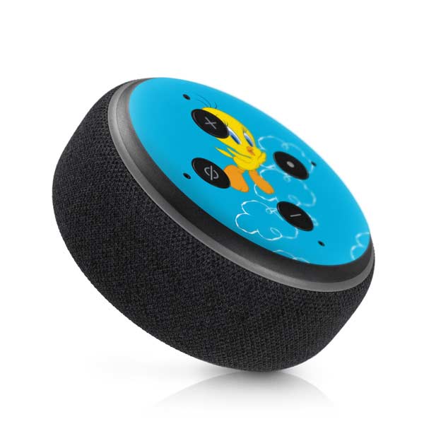 Looney Tunes Tweety Bird Flying Amazon Echo Dot Skin