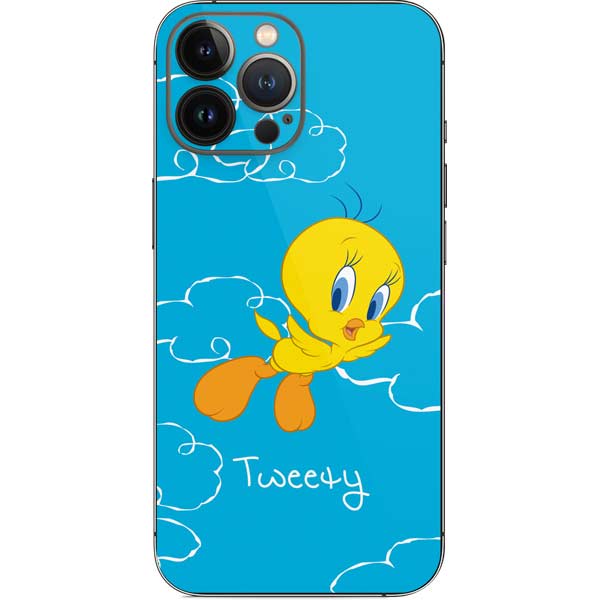 Looney Tunes Tweety Bird Flying iPhone 15 Pro Max Skin
