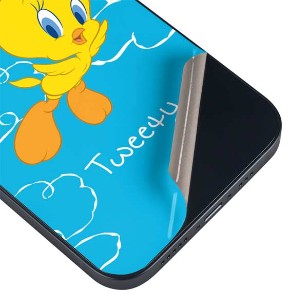 Looney Tunes Tweety Bird Flying iPhone 15 Skin