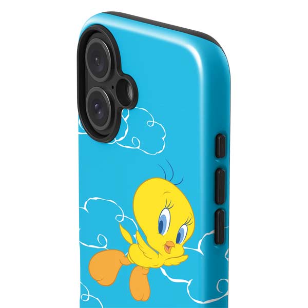 Looney Tunes Tweety Bird Flying iPhone 17 Impact Case
