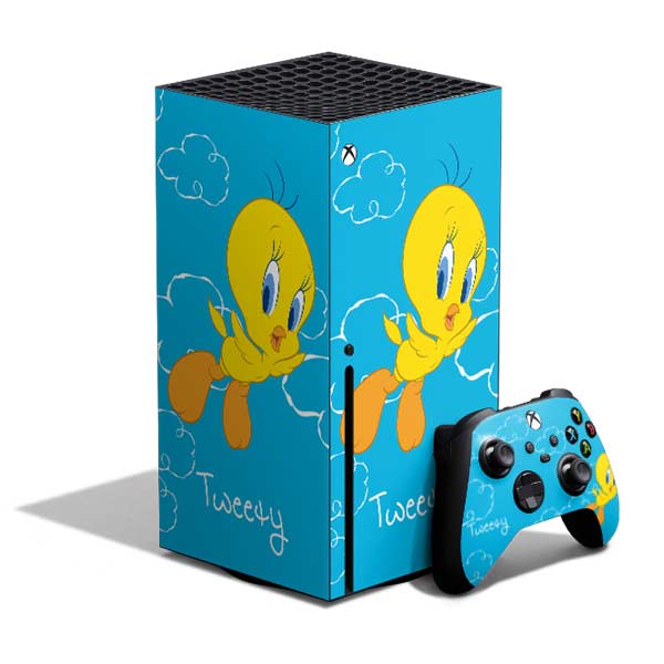 Looney Tunes Tweety Bird Flying Xbox Series X Bundle Skin