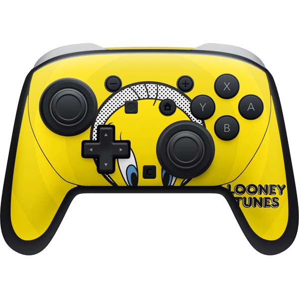 Looney Tunes Tweety Bird Full Nintendo Switch 2 (2025) Pro Controller Skin