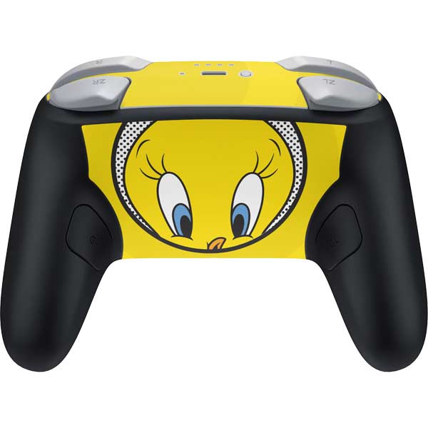 Looney Tunes Tweety Bird Full Nintendo Switch 2 (2025) Pro Controller Skin