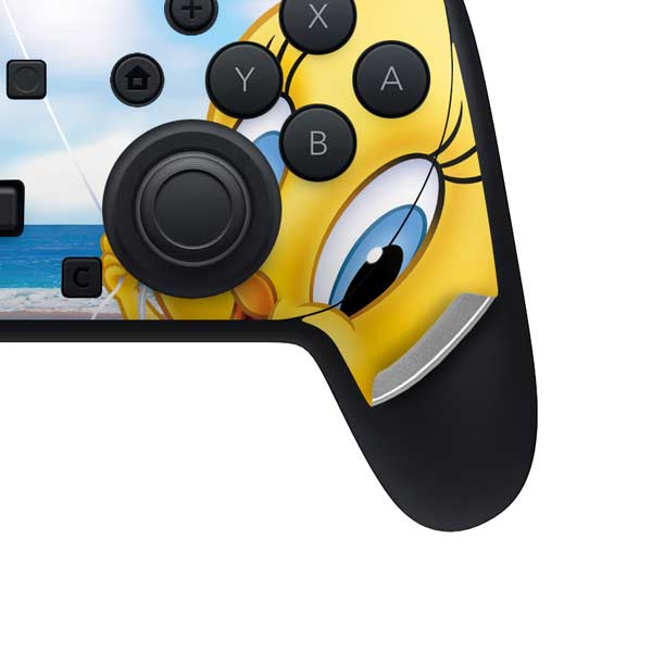 Looney Tunes Tweety Bird Ipod Nintendo Switch 2 (2025) Pro Controller Skin