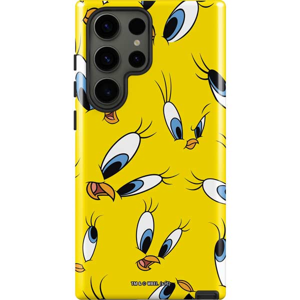 Galaxy S23 Ultra Tweety Bird Super Sized Pattern Pro Case - Skinit