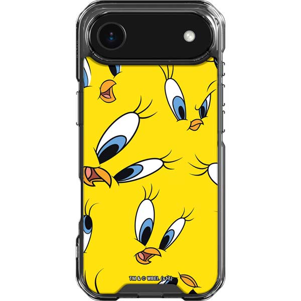 Looney Tunes Tweety Bird Super Sized Pattern iPhone 17 Air Clear Case