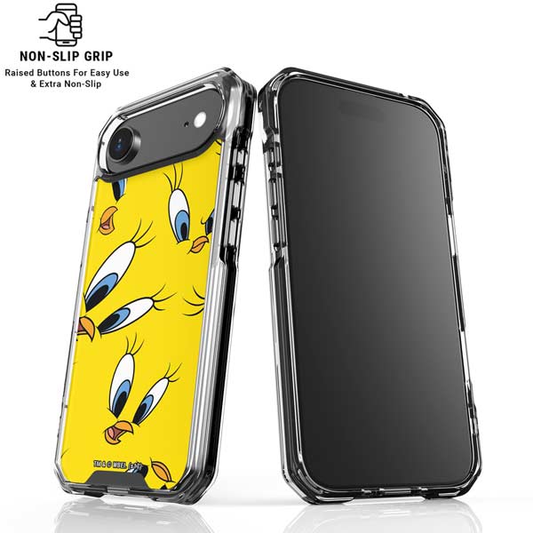 Looney Tunes Tweety Bird Super Sized Pattern iPhone 17 Air Clear Case