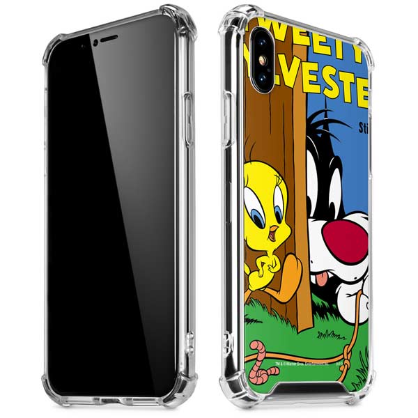Looney Tunes Tweety Bird Sylvester Ten Cents iPhone X/XS Clear Case