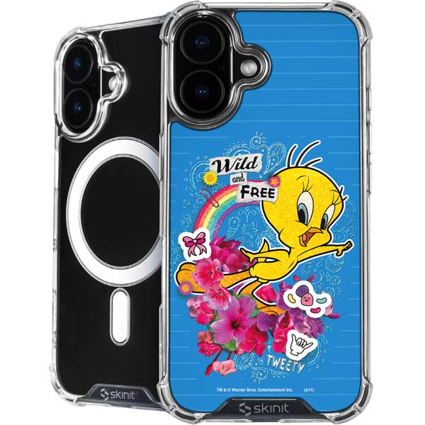 Looney Tunes Tweety Bird Wild and Free iPhone 17 MagSafe Case