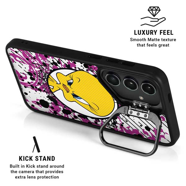Looney Tunes Tweety Bird with Attitude Galaxy S26 Plus Kickstand Case