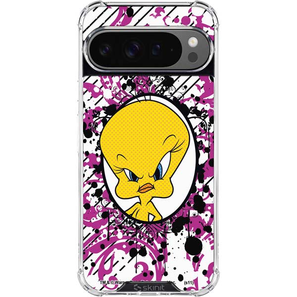 Looney Tunes Tweety Bird with Attitude Google Pixel 10 Pro XL Clear Case
