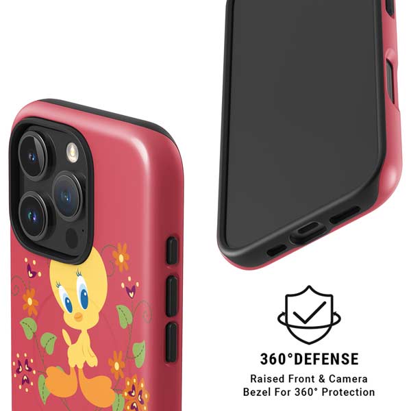 Looney Tunes Tweety Embroidered iPhone 16 Pro Max Magsafe Impact Case