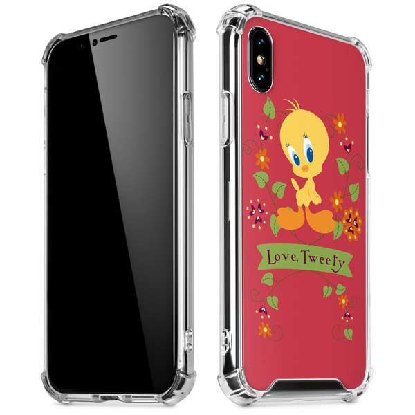 Looney Tunes Tweety Embroidered iPhone X/XS Clear Case