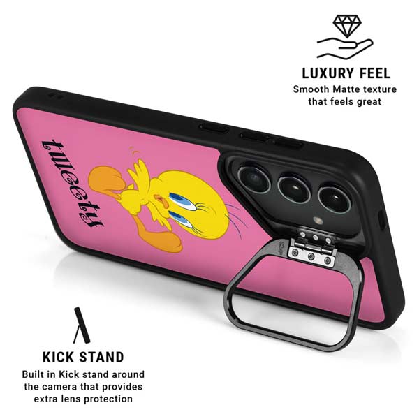 Looney Tunes Tweety Pinky Galaxy S25 Plus Kickstand Case