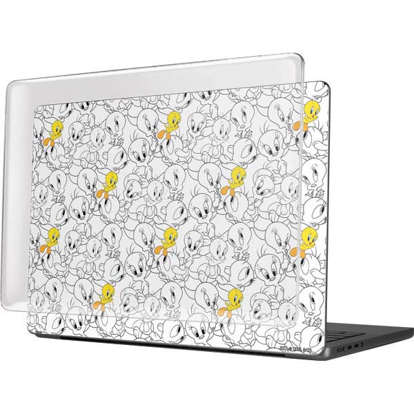 Looney Tunes Tweety Super Sized Pattern MacBook Pro 14in (2021-24) Case plus Skin