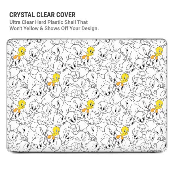 Looney Tunes Tweety Super Sized Pattern MacBook Pro 14in (2021-24) Case plus Skin