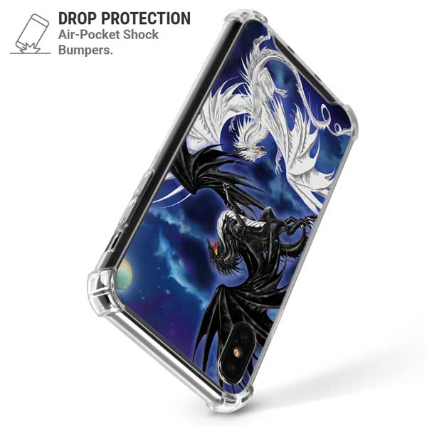 Twilight Duel by Ruth Thompson iPhone X/XS Clear Case