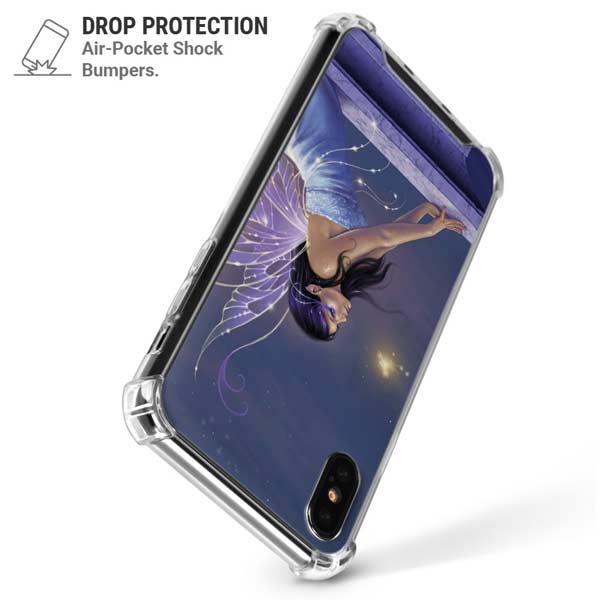 Twilight Shimmer by Rachel Anderson iPhone X/XS Clear Case