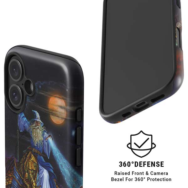 Twilight Tempest Wizard by Ed Beard Jr iPhone 16 Magsafe Impact Case