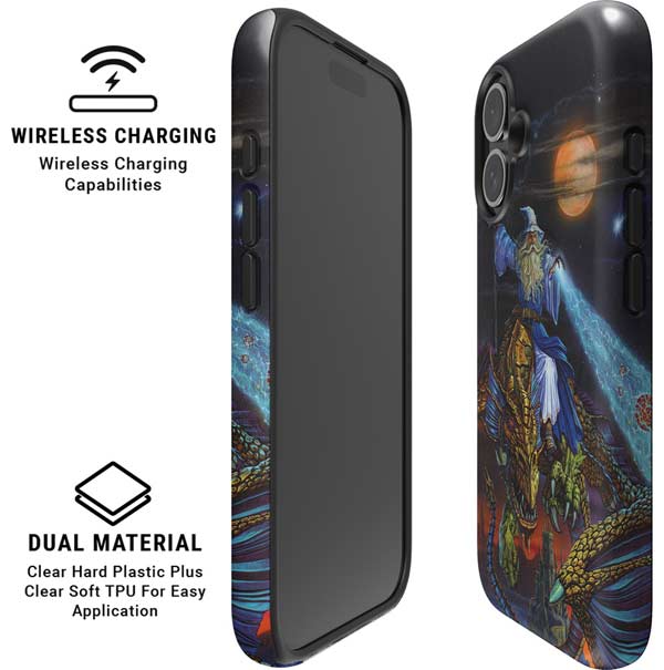 Twilight Tempest Wizard by Ed Beard Jr iPhone 16 Magsafe Impact Case