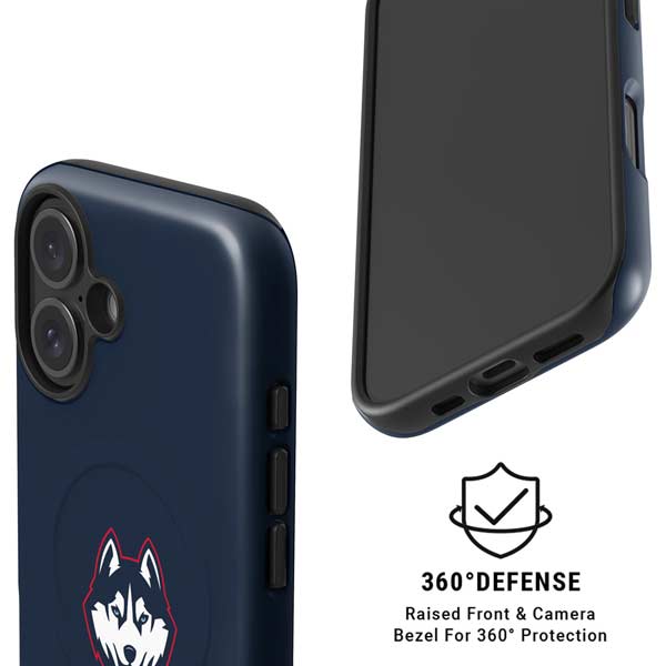University of Connecticut UConn Logo iPhone 16 Plus Magsafe Impact Case