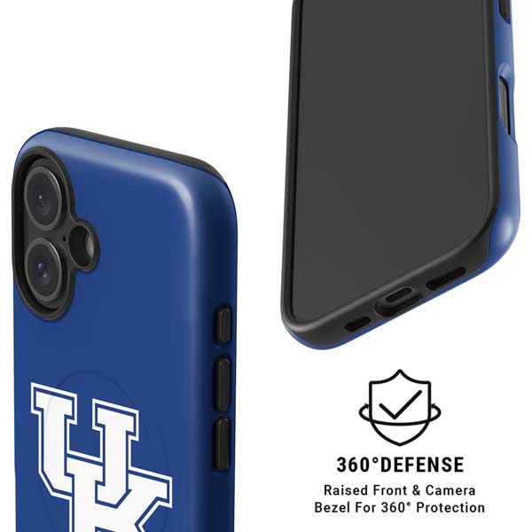 University of Kentucky UK on Blue iPhone 16 Magsafe Impact Case