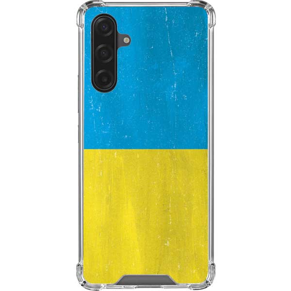 Ukraine Flag Distressed Galaxy Cases