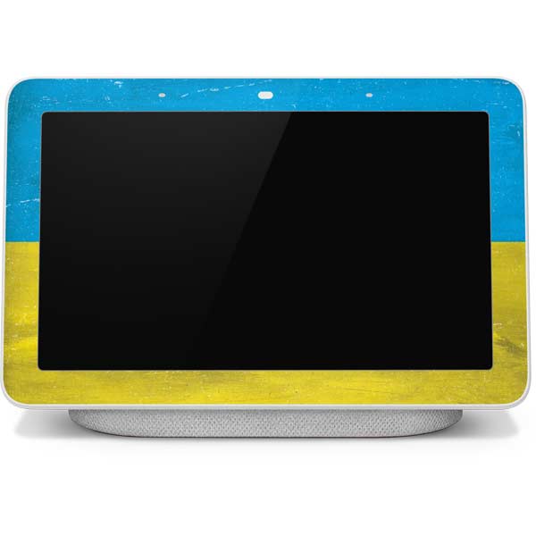 Ukraine Flag Distressed Google Home Hub Skin