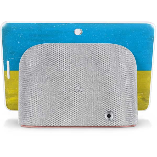 Ukraine Flag Distressed Google Home Hub Skin