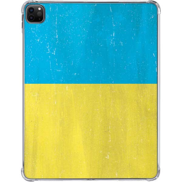 Ukraine Flag Distressed iPad Pro 11in (2024) Clear Case