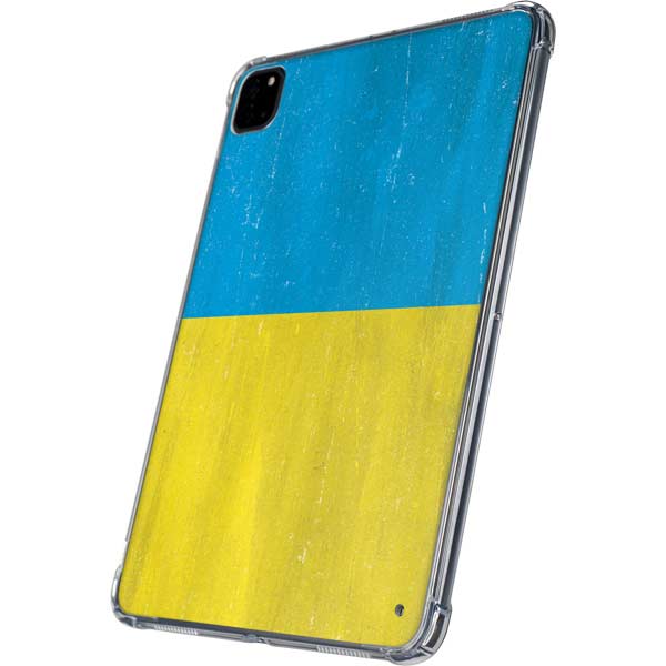Ukraine Flag Distressed iPad Pro 11in (2024) Clear Case