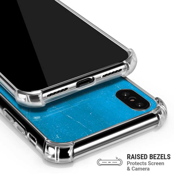 Ukraine Flag Distressed iPhone X/XS Clear Case
