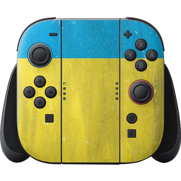 Ukraine Flag Distressed Nintendo Skins