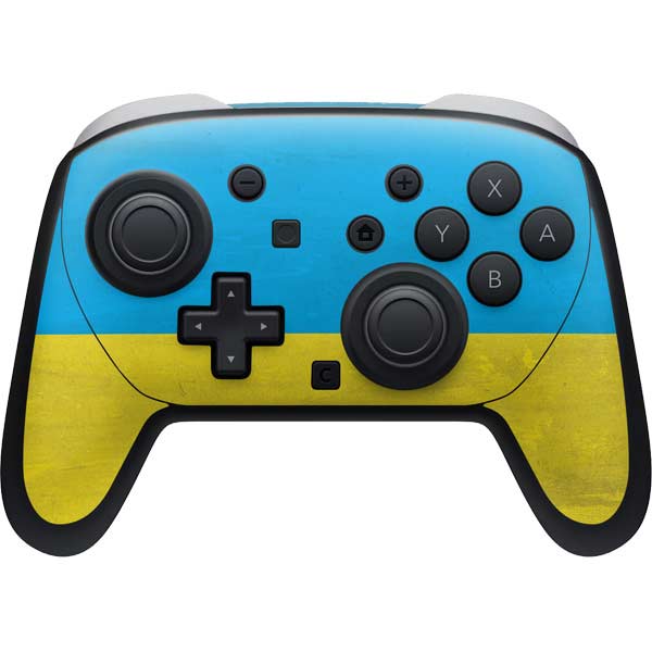Ukraine Flag Distressed Nintendo Skins