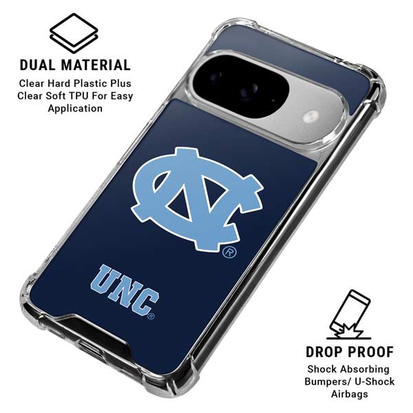 University of North Carolina UNC Logo Google Pixel 10 Clear Case