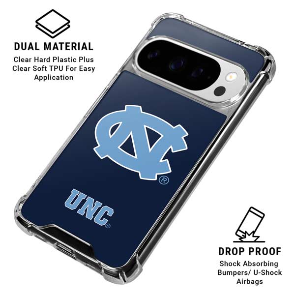 University of North Carolina UNC Logo Google Pixel 10 Pro XL Clear Case