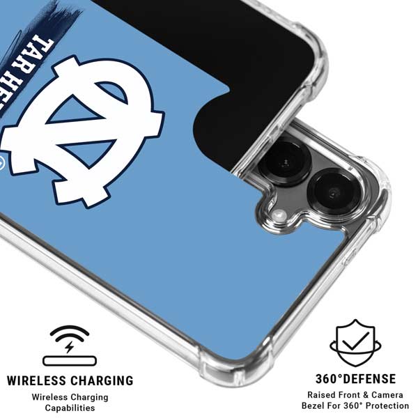 University of North Carolina UNC Tar Heels Galaxy S26 Clear Case