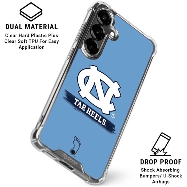 University of North Carolina UNC Tar Heels Galaxy S26 Plus Clear Case