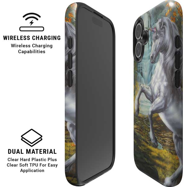 Unicorn of the Willow by Ed Beard Jr iPhone 16 Plus Magsafe Impact Case
