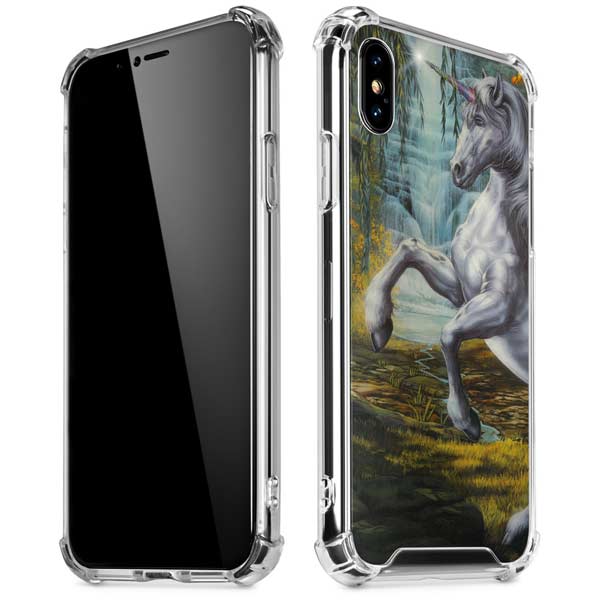 Unicorn of the Willow by Ed Beard Jr iPhone X/XS Clear Case