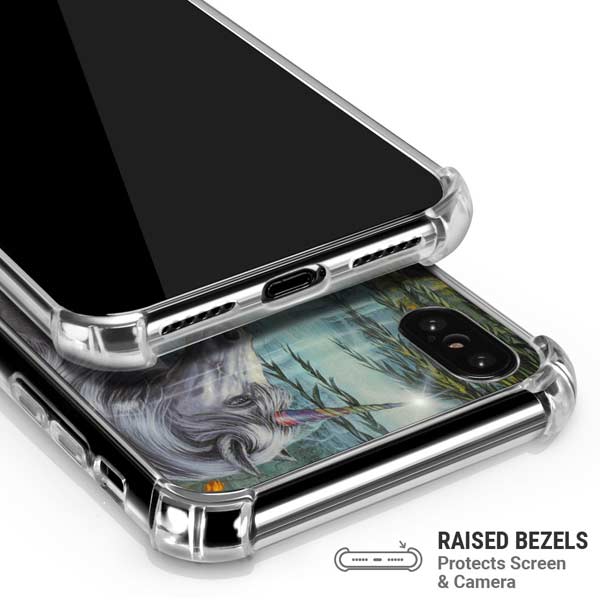 Unicorn of the Willow by Ed Beard Jr iPhone X/XS Clear Case