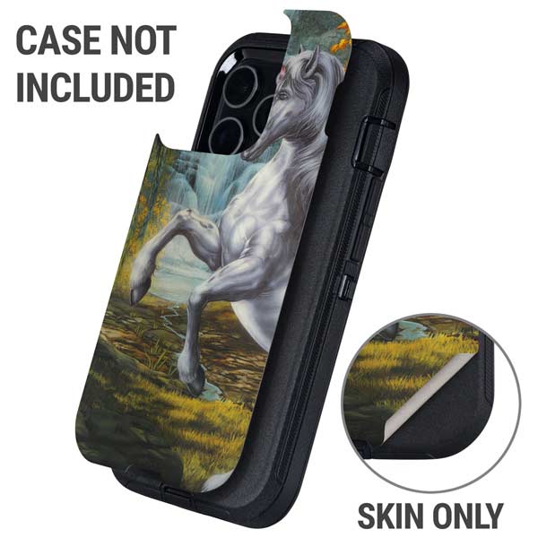 Unicorn of the Willow by Ed Beard Jr Otterbox Defender iPhone Skin