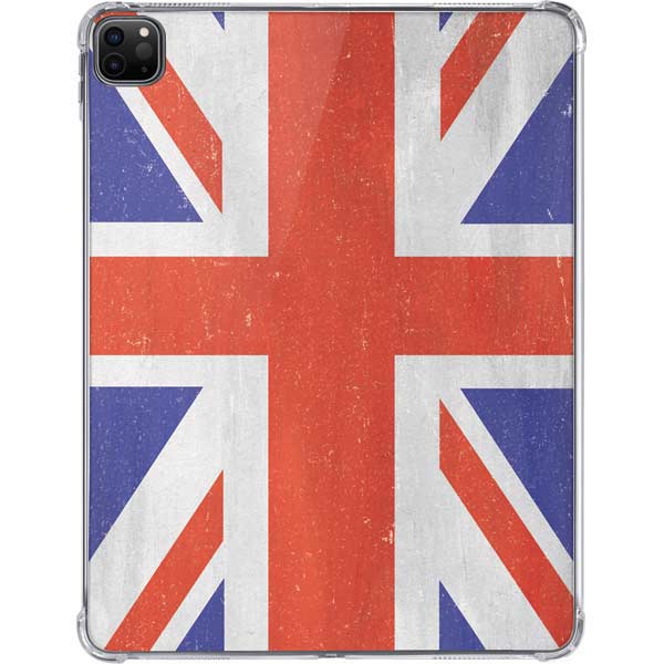 United Kingdom Flag Distressed iPad Pro 11in (2024) Clear Case
