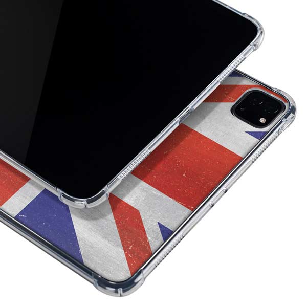 United Kingdom Flag Distressed iPad Pro 11in (2024) Clear Case