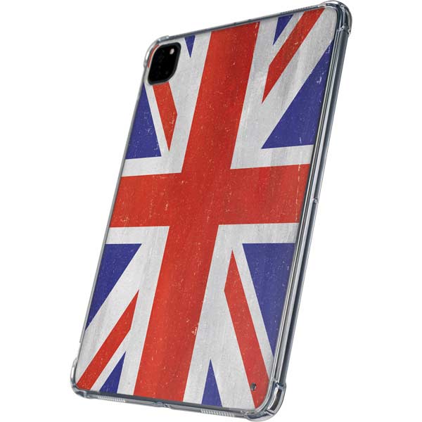 United Kingdom Flag Distressed iPad Pro 11in (2024) Clear Case